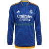 Maillot à Manches Longues Real Madrid Extérieur 2021-22 Pour Homme